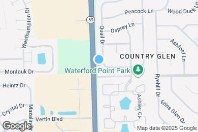 Map image of the property - 1203 Quail Dr