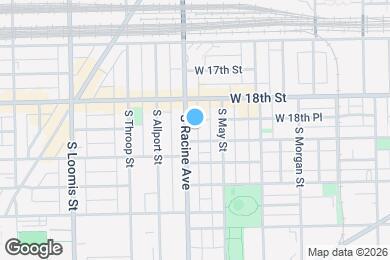 Map image of the property - Pilsen CoLiving at 1831 S. Racine