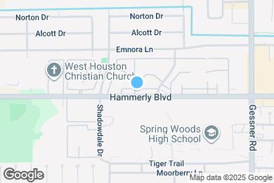 Map image of the property - 10526 Hammerly Blvd