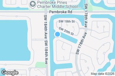 Map image of the property - 18281 SW 22nd St