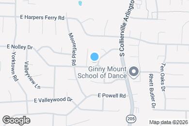 Map image of the property - 350 E Nolley Dr