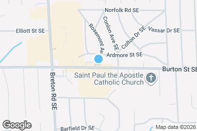 Map image of the property - 2543 Burton St SE