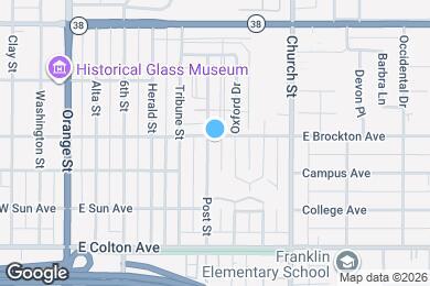 Map image of the property - 1028 Post St