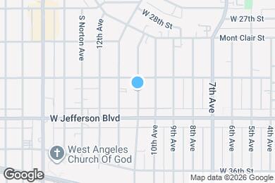 Map image of the property - 3023 11th Ave