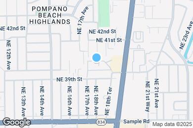 Map image of the property - 3951 NE 18th Ave