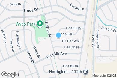 Map image of the property - 1909 E 116th Ave