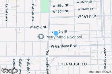 Map image of the property - 1327 W 164th St