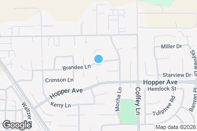 Map image of the property - 1640 Brandee Ln