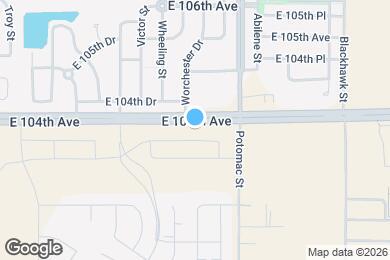 Map image of the property - 13561 E 103rd Pl
