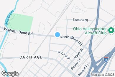 Map image of the property - 169 W North Bend Rd