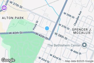 Map image of the property - 902 W 38th St