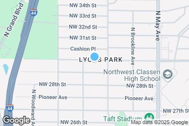 Map image of the property - 3126 NW 30th St