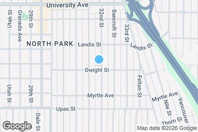 Map image of the property - 3614 32nd St