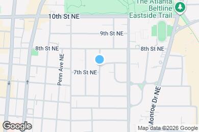 Map image of the property - 874 Durant Pl NE