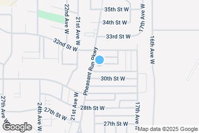 Map image of the property - 1839 31st St W