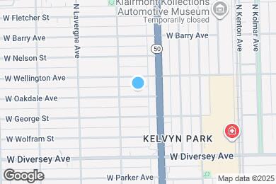 Map image of the property - 4830 W Oakdale Ave