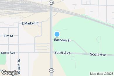 Map image of the property - 3012 Raccoon St