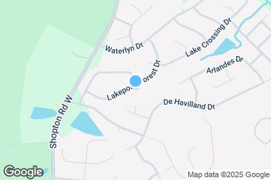Map image of the property - 15607 Lakepoint Forest Dr