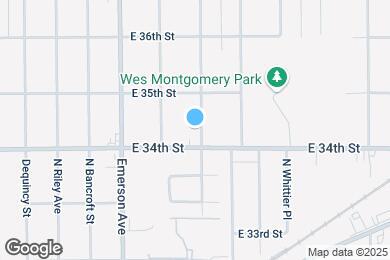 Map image of the property - 3414 N Butler Ave