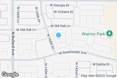 Map image of the property - 13286 N 144th Dr