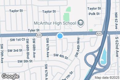 Map image of the property - 110 SW 65th Way
