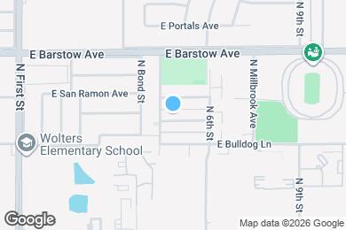 Map image of the property - 1330 E San Bruno Ave