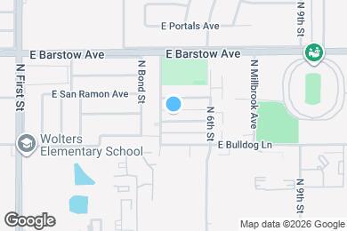 Map image of the property - Professionally Maintained 2BR Near Fresno St