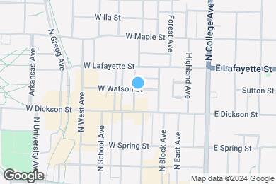 Map image of the property - Watson Street Apartments