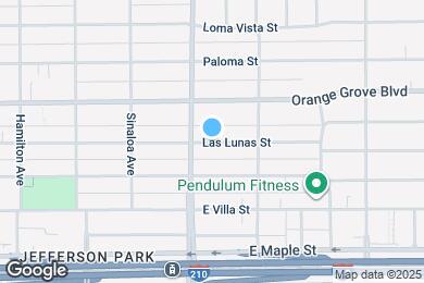 Map image of the property - 1843 Las Lunas St