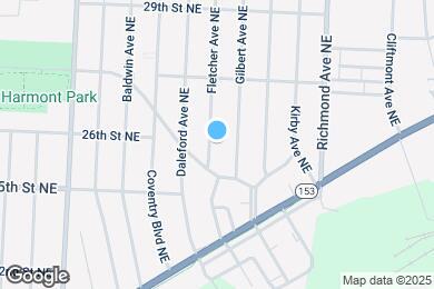 Map image of the property - 2550 Fletcher Ave NE