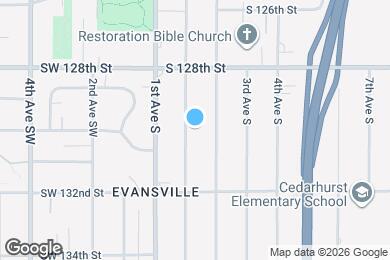 Map image of the property - 12860 Occidental Ave S