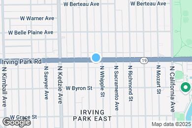 Map image of the property - 3045 W Irving Park Rd