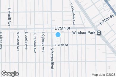 Map image of the property - 7536 S Phillips Ave