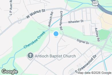 Map image of the property - 805 Antioch Rd