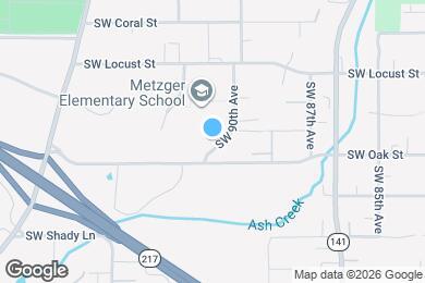 Map image of the property - 10437 SW 90th Ave