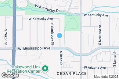 Map image of the property - 1169 S Reed St