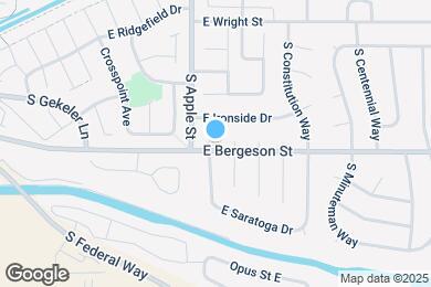 Map image of the property - 872 E Bergeson St