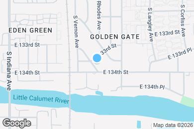 Map image of the property - 13313 S Eberhart Ave