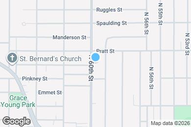 Map image of the property - 3603 N 60th St