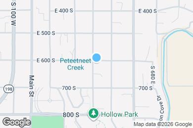 Map image of the property - 420 E 600 S