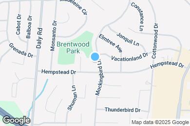 Map image of the property - 8627 Mockingbird Ln