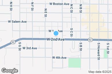 Map image of the property - 508 W 2nd Ave