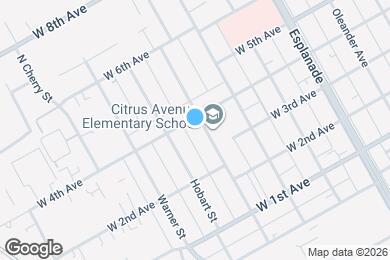 Map image of the property - 1287 Citrus Ave