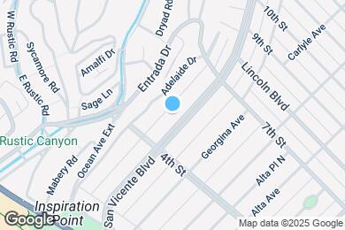 Map image of the property - 449 San Vicente Blvd