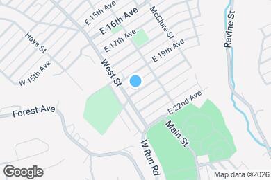 Map image of the property - 119 E 20th Ave