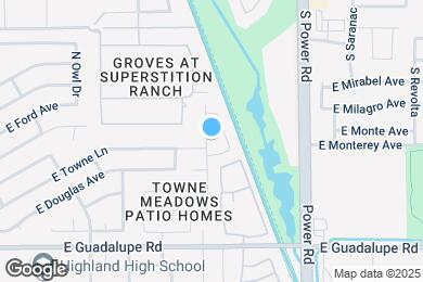 Map image of the property - 4627 E Stanford Ave