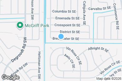 Map image of the property - 150 Breakwater St SE