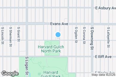 Map image of the property - 2193 S Clarkson St