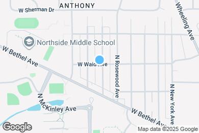 Map image of the property - 2021 N Maplewood Ave