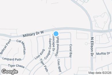 Map image of the property - 1419 Diamond Blf